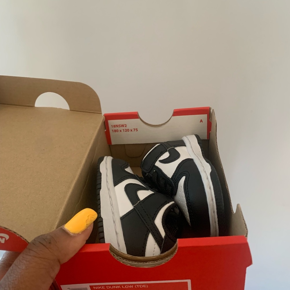 Black & White Nike Dunk Low